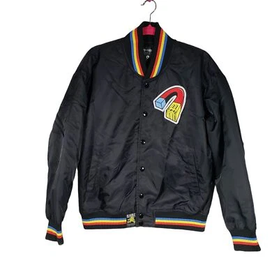 Chaqueta RMBZ Root of Money Boyz para hombre talla X-grande negra y arco iris - ligeramente usada Foto 1 de 4