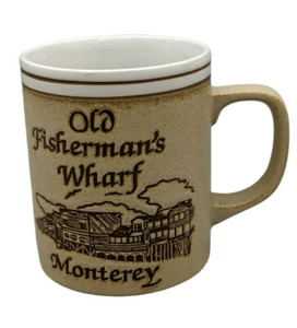 Old Fisherman’s Wharf Monterey California Mug History Vintage Coffee Tea Mug - Picture 1 of 10