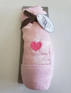 Mini coperta di sicurezza Carters Precious Firsts rosa cuore raso velluto bambino nuova con etichetta - Foto 1 di 5