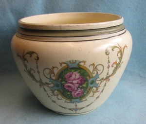 Vintage Rare Roseville Pottery Creamware Vase, Bowl, Pot Ca: 1910 - Picture 1 of 14
