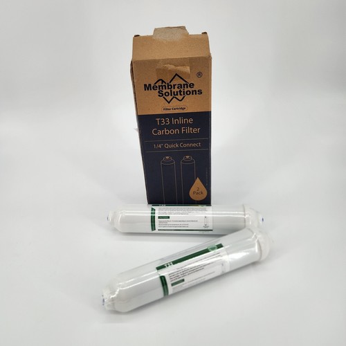 Membrane Solutions T33 Inline Water Filter, 1/4" QuickConnect Filter Replace eBay