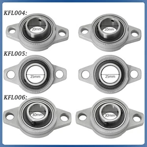 Rodamientos de bloque de almohada KFL 2 PIEZAS KFL004 KFL005 KFL006 20 mm 25 mm 30 mm eje de diámetro - Imagen 1 de 37