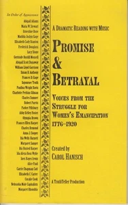 Promise & Betrayal Voices from the Struggle For Women's Emancipation 1776-1920 ( - Imagen 1 de 2