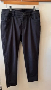 Lululemon ABC Slim Fit 5 Pocket Pants Men's 31x30 Black Warpstreme Performance - Picture 1 of 7