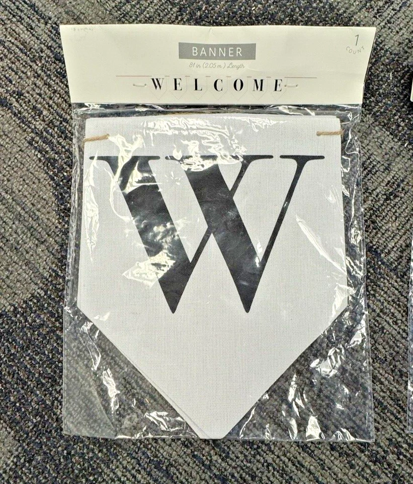 Horizon Group Fabric Banner Welcome 6.75 ft - Image 1 of 1