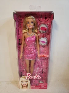 MUÑECA BARBIE GLAM PINK 2010 TARGET EXCLUSIVA MATTEL V8936 SIN USAR, EN CAJA ORIGINAL - Imagen 1 de 8