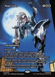 1x - Nine Lives - Borderless #03 - Marvel Eternal-Legal - NM MTG - Picture 1 of 1