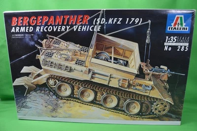 Italeri Bergepanther Vehículo de Recuperación Armado Modelo Tanque 1:35, No. 285, Nuevo Completo Foto 1 de 4