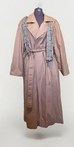 Evan Picone Women’s Pink Trench Coat size (L) Vintage - Excellent Condition - Picture 1 of 4