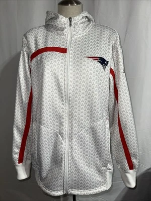 Chaqueta con Capucha Reebok On Field NFL New England Patriots Para Hombre Talla S Blanca  Foto 1 de 4