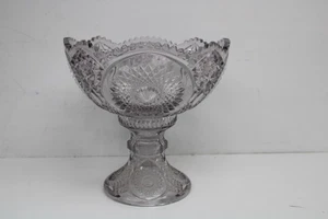 ANTIKE AMERIKANISCHE GLASSCHALE BRILLANTSCHLIFF - Bild 1 von 20