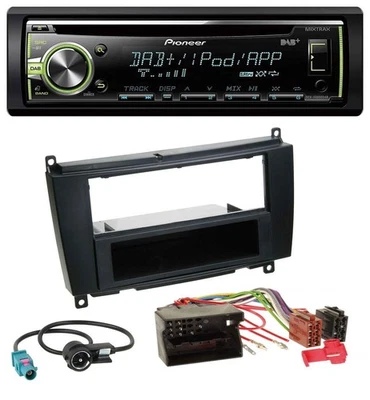 Pioneer DAB USB MP3 AUX CD Autoradio für Mercedes CLK W209 ab 06 Coupe 04-09 Cab - Bild 1 von 4