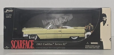Scarface 1963 Cadillac Series 62 Jada Toys 1:24 In Original Box Never Removed - Image 1 of 4