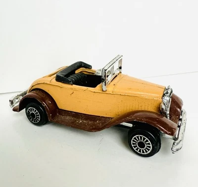 Coche Hot Rod Ford Roadster P325 diecast Zylmex 1:64 Brown Zee Toys de colección de los años 80 Foto 1 de 4
