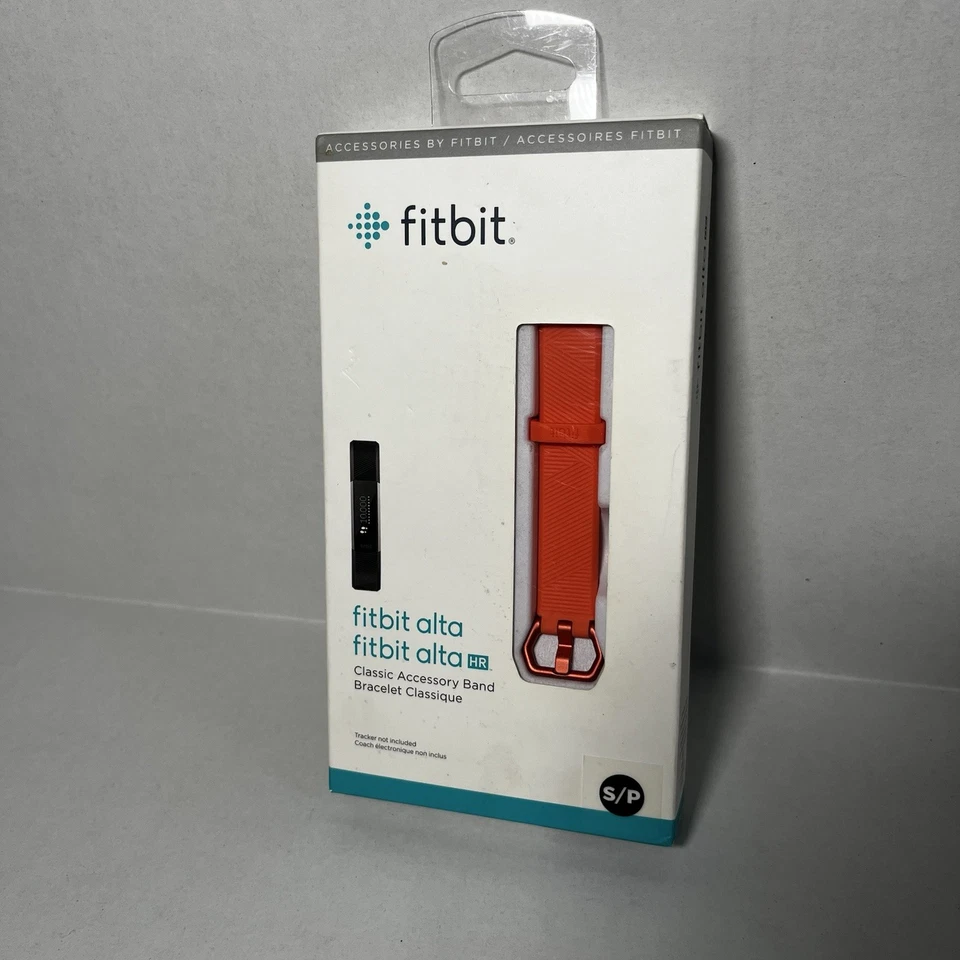 Fitbit Alta / Alta HR 配件表带,珊瑚粉色,小号 — 第 1/1 张图片