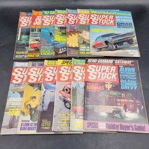 Vintage Lot of 13 1960's Super Stock & Drag Illustrated Hot Rod Magazines - Bild 1 von 14