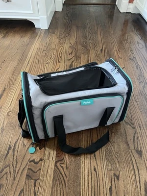 Transportador Pawdle Extensible y Plegable Perro Gato Aprobado por Aerolínea Doméstica Foto 1 de 4