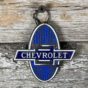 Vintage Chevy Emblem 1929 1930 1931 1932 OEM Chevrolet Badge Radiador Grill - Picture 1 of 6