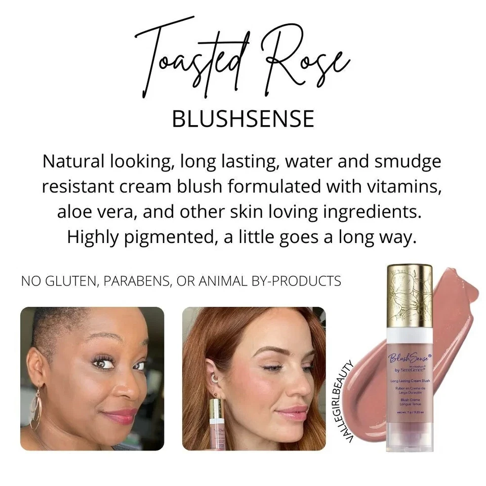 Rubor bomba sin aire rosa tostada BlushSense nuevo sellado por Senengence Foto 1 de 1