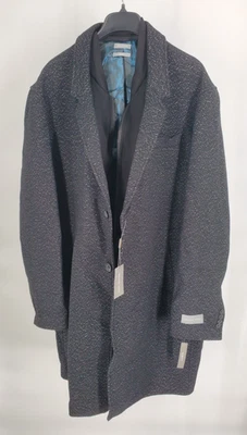 Michael Kors Coat Mens 48L Dark Heath Gray Madison Wool Blend Slim Fit Jacket - Image 1 of 4