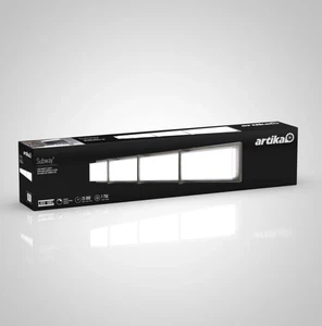 ARTIKA SUBWAY 35" Bathroom Vanity LED Light - Brushed Nickel - Costco Open Box - Picture 1 of 16