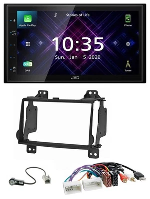 JVC DAB 2DIN MP3 Bluetooth USB Autoradio für Hyundai H1 08-15 Aux-Eing. USB - Bild 1 von 4