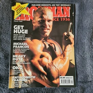 Ironman Bodybuilding Magazine 1994 Cover M.Francois - Picture 1 of 8
