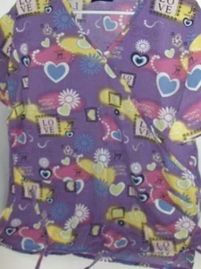 Absolute - love joy scrub top - X Large - Picture 1 of 3