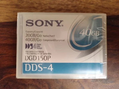 Sony DGD150P DDS-4 Datenkassette Data Cartridge 20GB / 40GB Neu OVP - Bild 1 von 2
