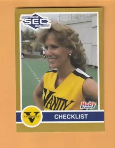 1991 Hoby SEC Stars #389 Vanderbilt Commodores lista di controllo 1K - Foto 1 di 2