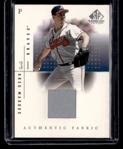 2001 Upper Deck SP Game-Used Jersey Relic GREG MADDUX Card# GM Braves HOF - Picture 1 of 2