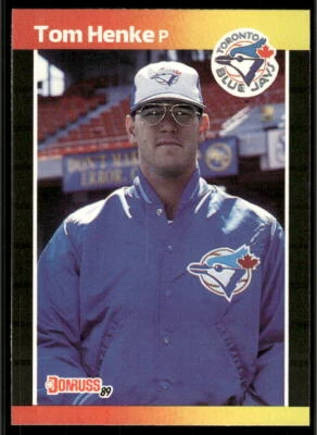 1989 Donruss #385 Tom Henke - Image 1 of 2