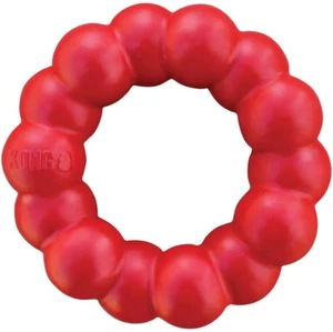 KONG Ring Durable Rubber Dog Chew Toy Teething Aid - Picture 1 of 12