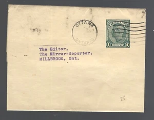 Canada 1938 used Post band 1c from Ottawa to Millbrook - Picture 1 of 1