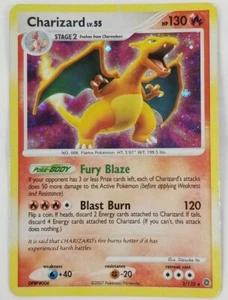 Charizard 3/132 LV.55 Ultra Rare Diamond Pearl Holo Pokemon Card NM - Picture 1 of 7