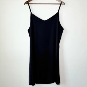 Femofit Black Adjustable Straps Soft Slip Dress - Women’s US XXL - Picture 1 of 3