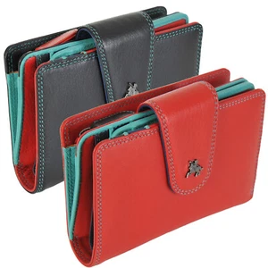 Visconti Womens Medium RFID Blocking Soft Real Leather Cash & Coin Purse SP31 - Picture 1 of 13