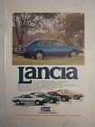 1977 LANCIA ANTIQUE CAR ADVERT SCORPION HPE COUPE SEDAN SCORPION ENGINE CDAP77