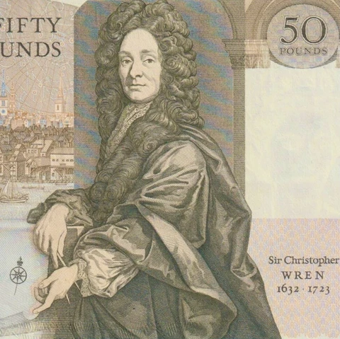 🇬🇧 Great Britain 50 Pounds. ND (1981-1988). QEII. P.381a. “B12”. Crisp aUNC Cover