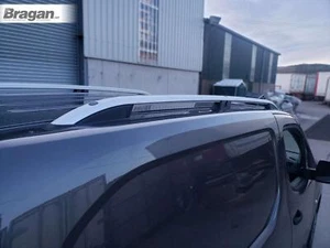 Barre portatutto ARGENTO per Vauxhall Opel Combo E 2019-2023 SWB Van alluminio lucido - Foto 1 di 10