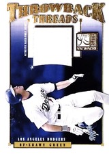 Shawn Green 2002 Donruss Elite 19/100 Game-worn Jersey Relic Patch Card #TT-42