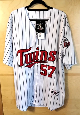 JOHAN SANTANA Minnesota Twins.  Authentic Majestic MLB Jersey =SIZE 54 NEW= Cover