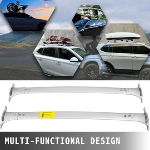 2pcs Silver Crossbar Roof Rack Cross Bar for Infiniti QX56 QX80 2011-2020 - Picture 1 of 8