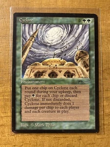 MTG✨CYCLONE ✨Arabian Nights NM/M UNCOMMON Enchantment 1993 M. Tedin Artwork - Picture 1 of 2