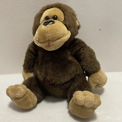 "Juguete de peluche marrón Dakin 1985 vintage mono gorila 10""" Foto 1 de 4