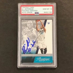 2014-15 Panini Prestige #14 Al Jefferson Signed AUTO 10 PSA Slabbed Hornets - Bild 1 von 2