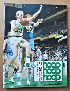 Detroit Pistons vs Boston Program Dec 17, 1983 Larry Bird Cover- COBO Arena ! - Picture 1 of 4