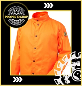 Revco Black Stallion 9 oz Orange Cotton Welding Jacket Chore Jacket Size 2XL - Picture 1 of 6