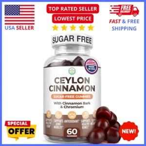 Ceylon Cinnamon Gummies 2000mg – Sugar-Free Joint & Inflammation Support - Picture 1 of 6