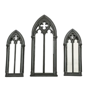 Farmhouse Window Pane Hanigng Art Decors Wooden Arched Window Frame Wall Decors - Picture 1 of 8